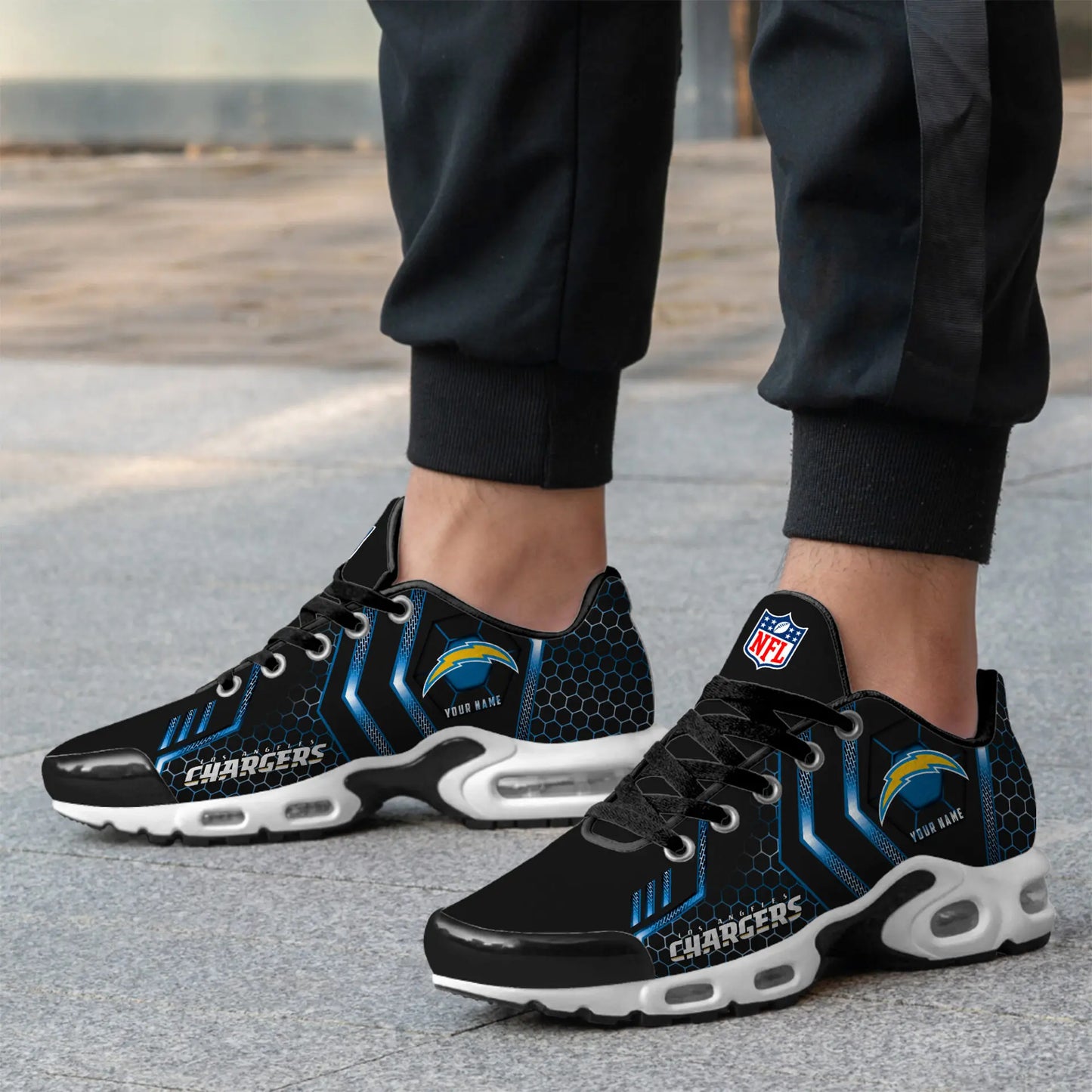 Los Angeles Chargers | NFL Personalized Air Max Shoes Exclusive Edition TD200925 – HuddleStyle.com - Image 3