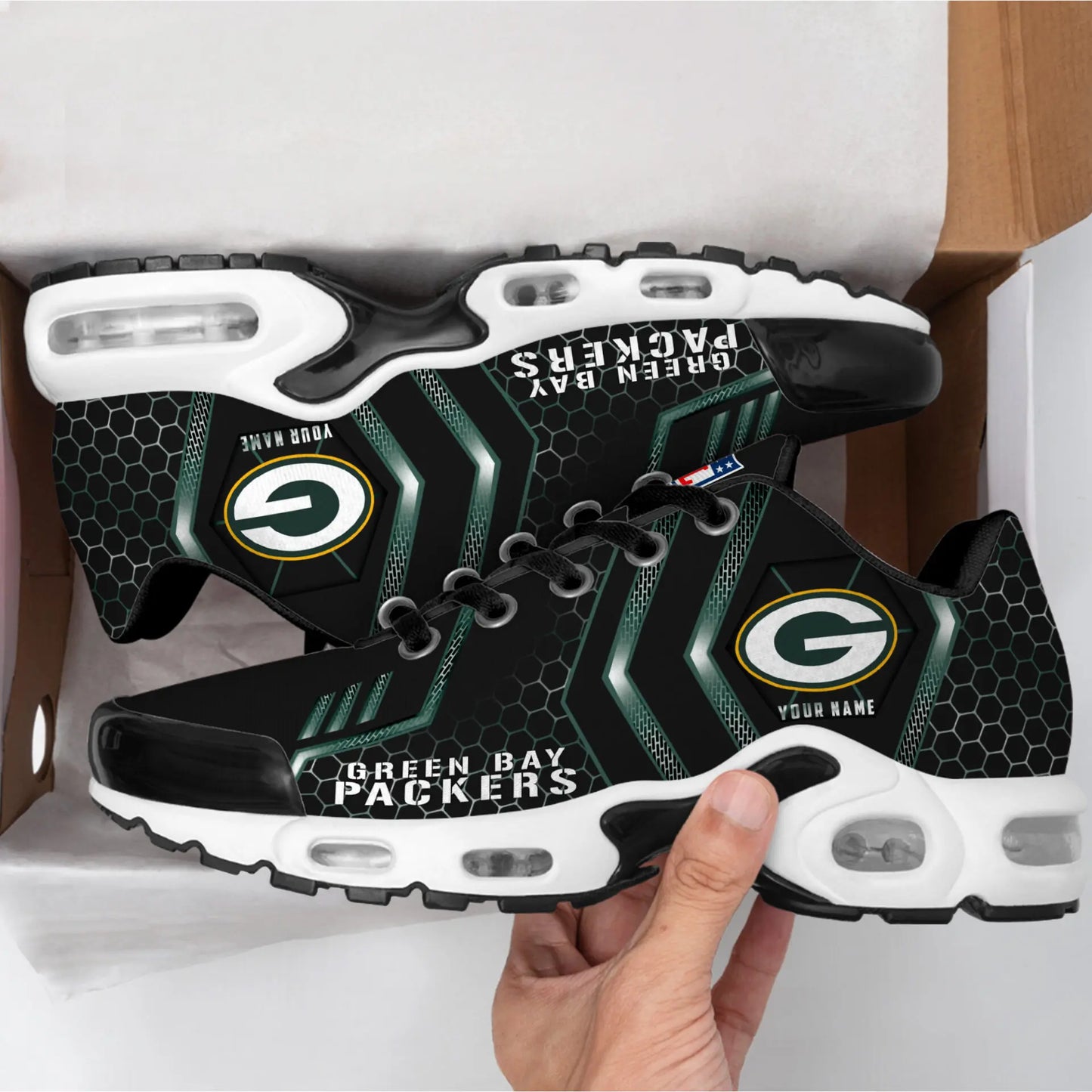 Green Bay Packers | NFL Personalized Air Max Shoes Exclusive Edition TD200925 – HuddleStyle.com - Image 4