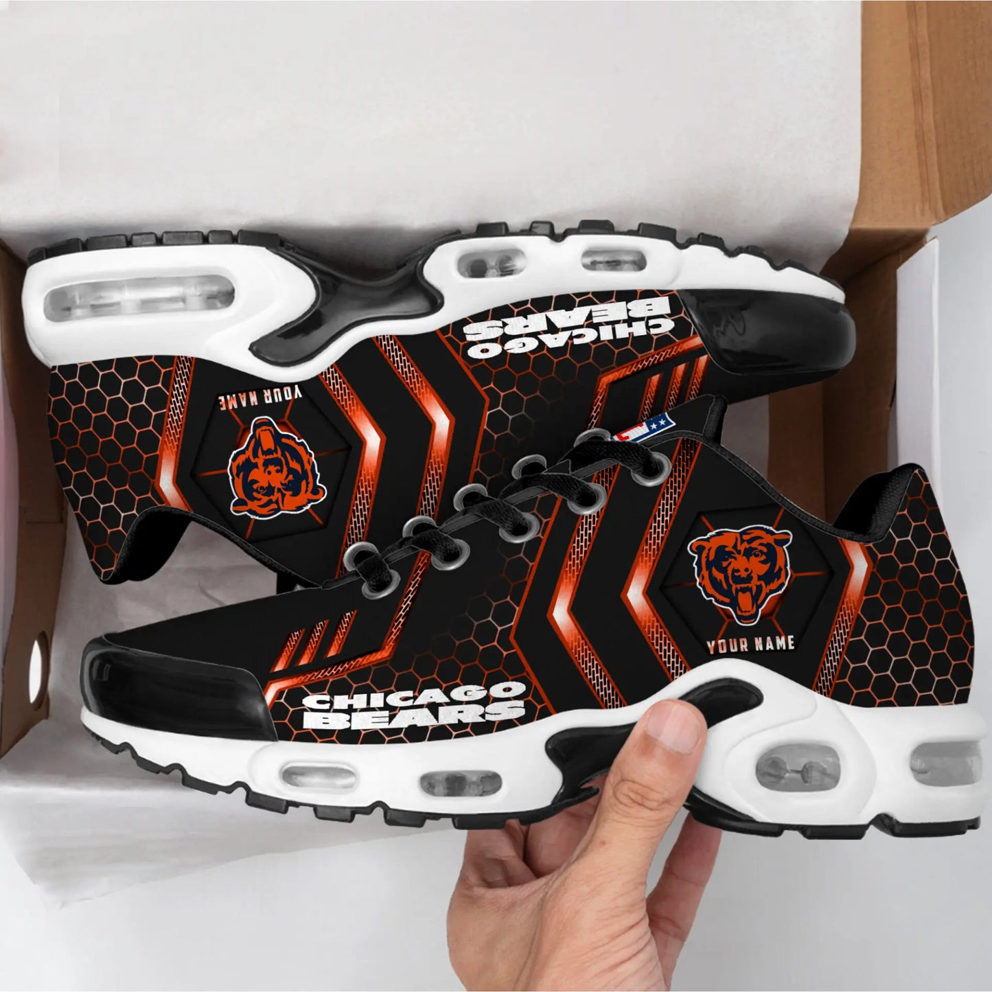 Chicago Bears | NFL Personalized Air Max Shoes Exclusive Edition TD200925 – HuddleStyle.com - Image 4