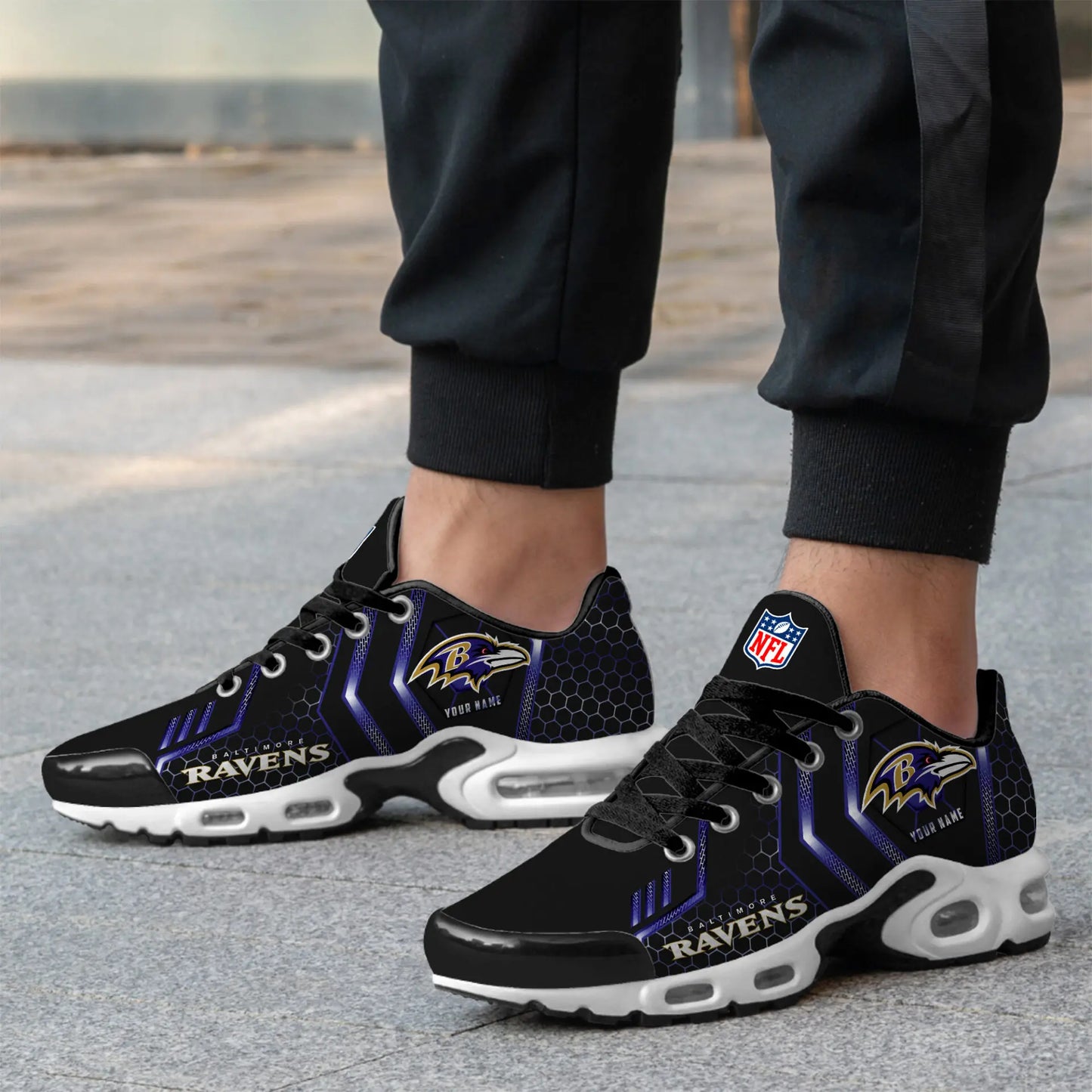 Baltimore Ravens | NFL Personalized Air Max Shoes Exclusive Edition TD200925 – HuddleStyle.com - Image 3