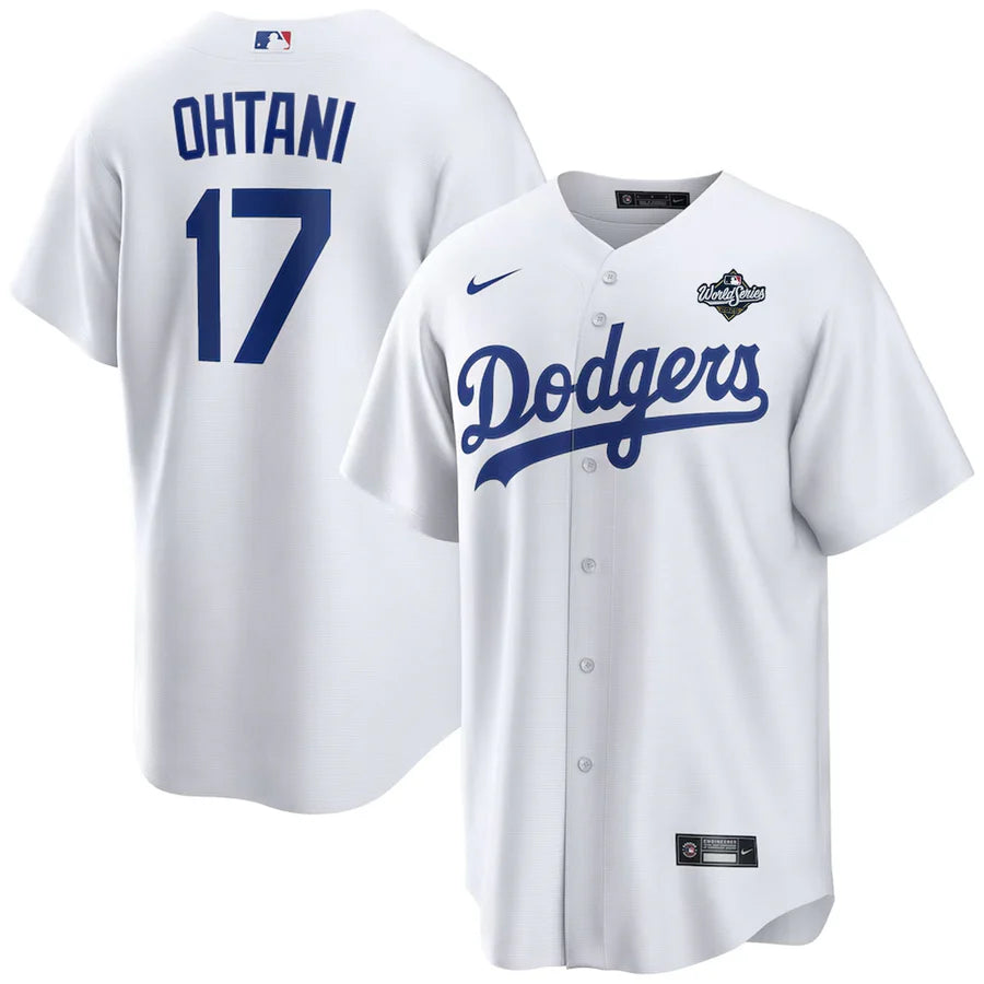 Los Angeles Dodgers Shohei Ohtani White Nike® 2025 World Series Replica Jersey