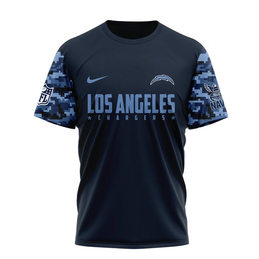 Los Angeles Chargers | Premium Navy 250 Years 3D Shirt TD – HuddleStyle.com - Main