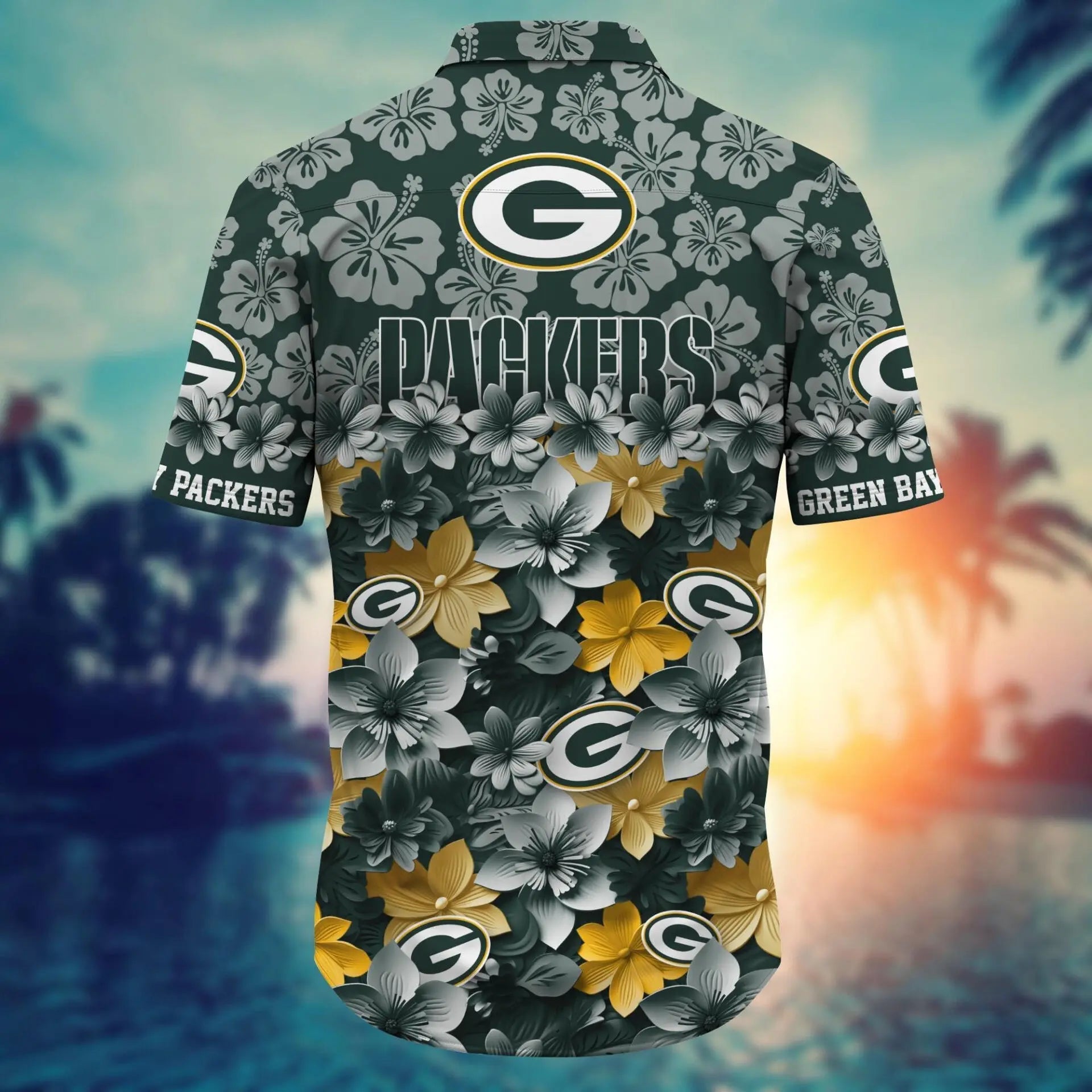 Green Bay Packers | Hawaii Shirt For Fans, Summer Football Shirts – HuddleStyle.com - Image 3
